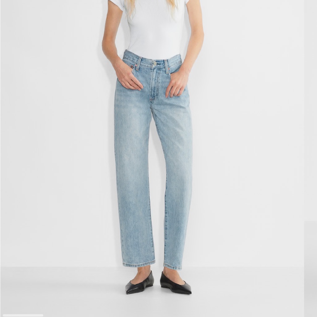 The 90’s Marlo Hi-Rise Baggy Jean - 7 Yrs Bleu Taboo